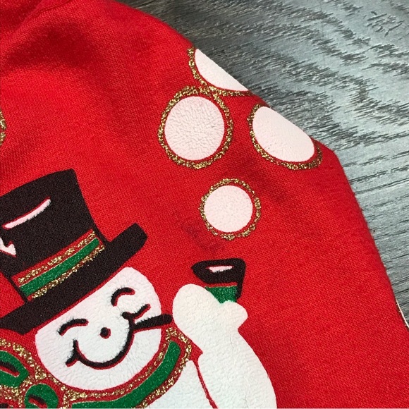 American Weekend Women’s 90s Vintage Frosty The Snowman Ugly Christmas Sweater - Picture 8 of 9